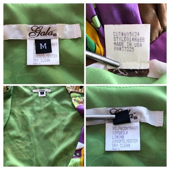 Gala 100% Silk Blouse - Picture 11 of 11